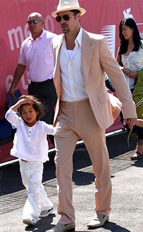 Brad Pitt, Pax Jolie- Pitt Brad Pitt, Pax Jolie- Pitt